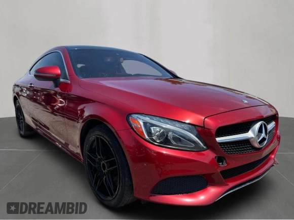 2017 Mercedes-Benz C with VIN WDDWJ4KBXHF32552, listed as a Copart auction lot 57203215 with 128,929 mi miles and Clean title. Bid and sale history available at DreamBid. Image 1.
