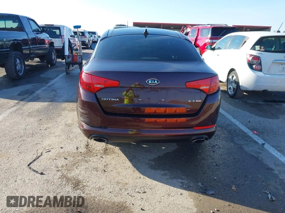 2012 Kia Optima EX with VIN 5XXGN4A74CG041804, listed as a IAAI auction lot 41152387 with 167,738 mi miles. Bid and sale history available at carsss.com. Image 17.