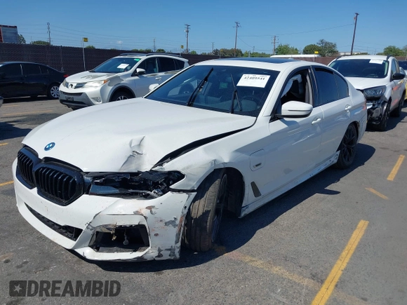 2023 BMW 5 Series 530e with VIN WBA13AG09PCM41820, listed as a IAAI auction lot 42409541 with 17,715 mi miles and . Bid and sale history available at DreamBid. Image 17.