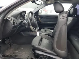 2011 BMW 1 Series 135i with VIN WBAUC9C56BVM09594, listed as a Copart auction lot 44166375 with 0 mi miles and Salvage Title. Bid and sale history available at carsss.com. Image 7.