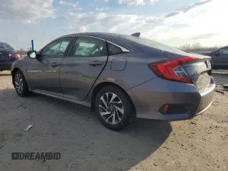 2017 Honda Civic Sedan EX with VIN 19XFC2F75HE231027, listed as a Copart auction lot 43840185 with 47,561 mi miles and Salvage Title. Bid and sale history available at carsss.com. Image 2.