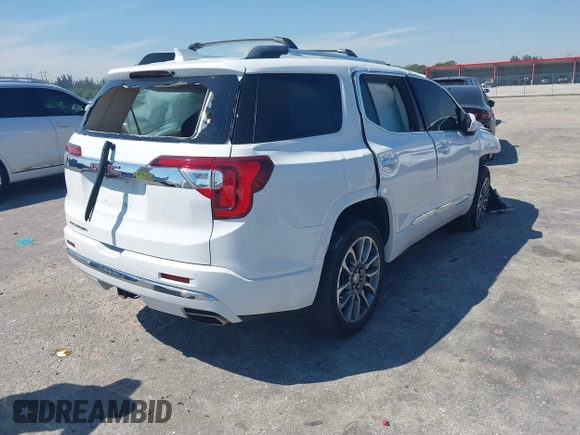 2021 GMC Acadia Denali with VIN 1GKKNPLS9MZ124774, listed as a IAAI auction lot 41859968 with 46,592 mi miles and . Bid and sale history available at carsss.com. Image 4.