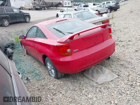 2000 Toyota Celica GT with VIN JTDDR32T8Y0018516, listed as a IAAI auction lot 39373088 with 230,382 mi miles and . Bid and sale history available at DreamBid. Image 3.