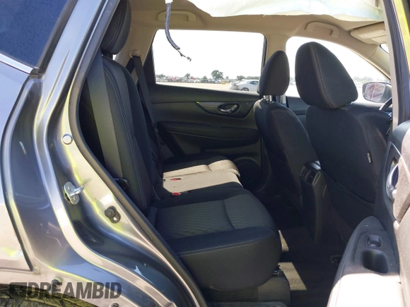 2017 Nissan Rogue SV with VIN KNMAT2MT9HP581822, listed as a IAAI auction lot 42140794 with 74,261 mi miles. Bid and sale history available at carsss.com. Image 8.