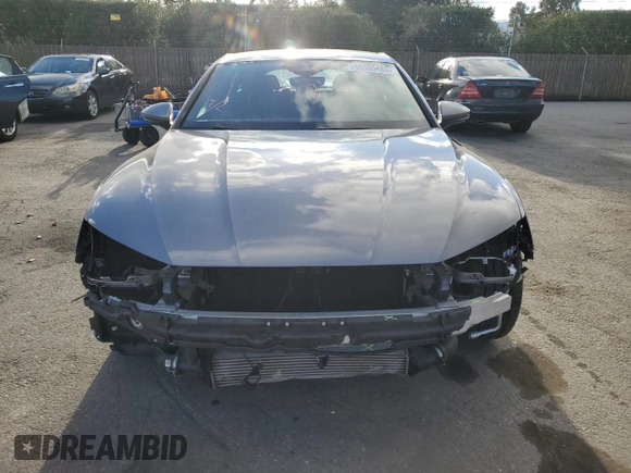 2019 Audi A7 Prestige with VIN WAUS2AF22KN058454, listed as a Copart auction lot 45555485 with 44,306 mi miles and Salvage Title. Bid and sale history available at carsss.com. Image 5.