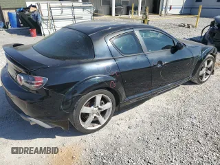2007 Mazda RX-8 Grand Touring with VIN JM1FE173770211594, listed as a Copart auction lot 50764815 with 106,345 mi miles and Salvage Title. Bid and sale history available at carsss.com. Image 3.