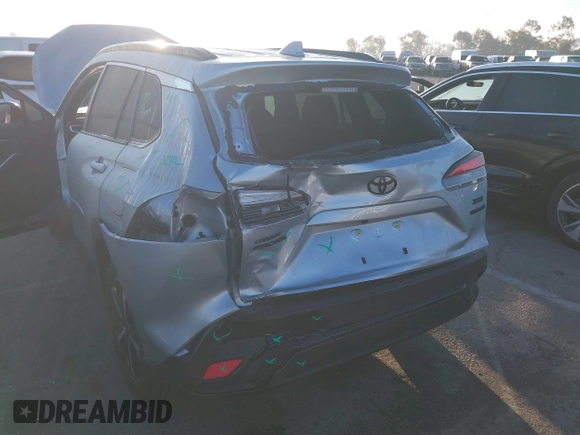 2024 Toyota Corolla Cross Hybrid S with VIN 7MUFBABG3RV042764, listed as a IAAI auction lot 41631118 with 12,718 mi miles and . Bid and sale history available at DreamBid. Image 6.