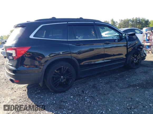 2021 Honda Pilot Special Edition with VIN 5FNYF6H26MB077053, listed as a Copart auction lot 55793135 with 83,110 mi miles and Salvage title. Bid and sale history available at DreamBid. Image 3.