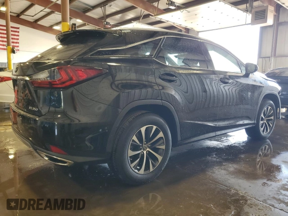 2020 Lexus RX 350 with VIN 2T2HZMDA4LC244226, listed as a Copart auction lot 55571615 with 31,410 mi miles and Salvage Title. Bid and sale history available at DreamBid. Image 3.