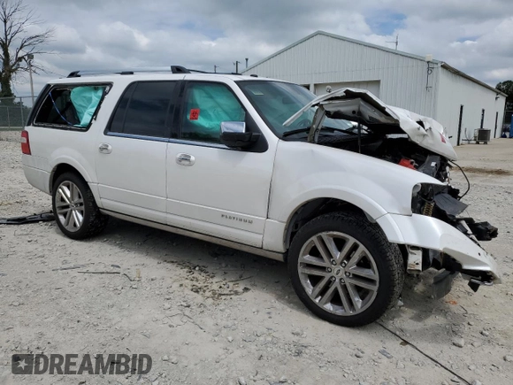 2016 Ford Expedition EL Platinum with VIN 1FMJK1MT4GEF10644, listed as a Copart auction lot 66174944 with 173,691 mi miles and Non Repairable. Bid and sale history available at carsss.com. Image 4.