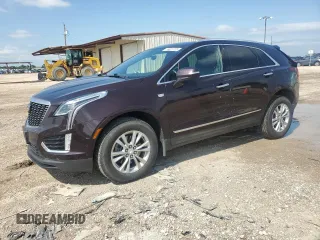 2021 Cadillac XT5 AWD Luxury with VIN 1GYKNBR44MZ162883, listed as a Copart auction lot 59623725 with 50,006 mi miles and Salvage title. Bid and sale history available at DreamBid. Image 1.