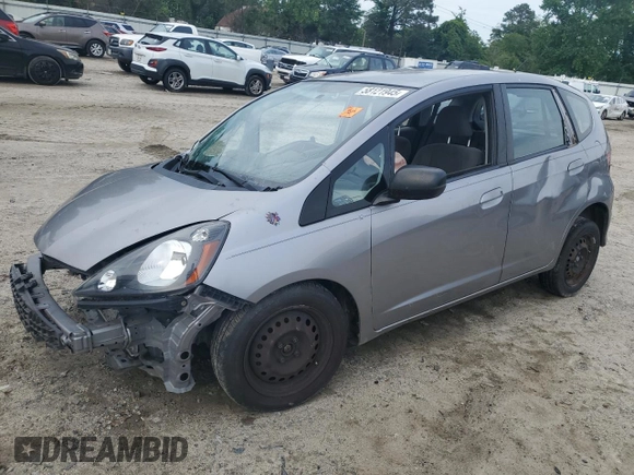 2009 Honda Fit with VIN JHMGE88249S025083, listed as a Copart auction lot 58121945 with Not provided miles and Salvage title. Bid and sale history available at DreamBid. Image 1.