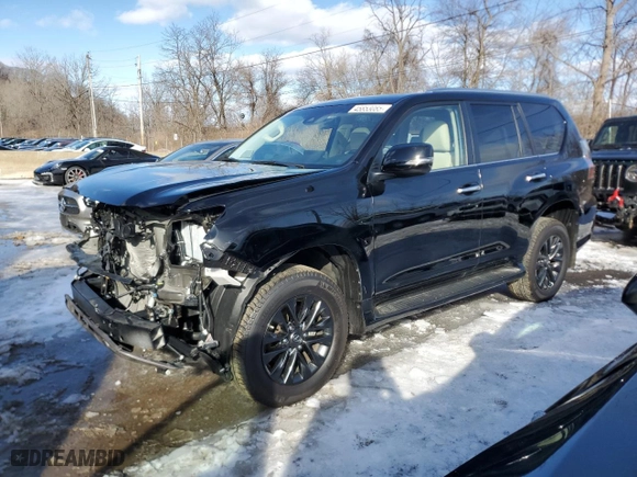 2023 Lexus GX with VIN JTJAM7BX2P5370792, listed as a Copart auction lot 45853085 with 10,725 mi miles and Salvage Title. Bid and sale history available at carsss.com. Image 1.