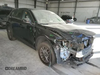 2018 Mazda CX-5 Sport with VIN JM3KFBBM8J0460017, listed as a Copart auction lot 84791344 with 75,092 mi miles and Salvage Title. Bid and sale history available at carsss.com. Image 4.