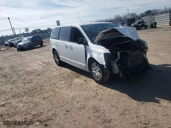 2018 Dodge Grand Caravan SE with VIN 2C4RDGBG7JR162004, listed as a Copart auction lot 43126095 with 0 mi miles and Non Repairable. Bid and sale history available at carsss.com. Image 12.