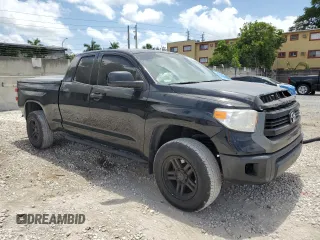 2016 Toyota Tundra SR with VIN 5TFRM5F17GX100591, listed as a Copart auction lot 53256375 with 198,575 mi miles and Salvage title. Bid and sale history available at DreamBid. Image 4.