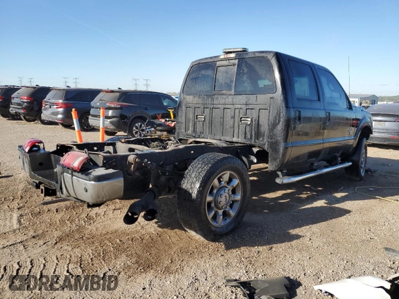 2016 Ford F-250 Lariat with VIN 1FT7W2BTXGEC95881, listed as a Copart auction lot 51760465 with 135,525 mi miles and Salvage title. Bid and sale history available at DreamBid. Image 3.