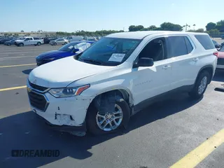 2021 Chevrolet Traverse LS with VIN 1GNERFKW0MJ240592, listed as a IAAI auction lot 42310680 with 59,986 mi miles and . Bid and sale history available at DreamBid. Image 17.
