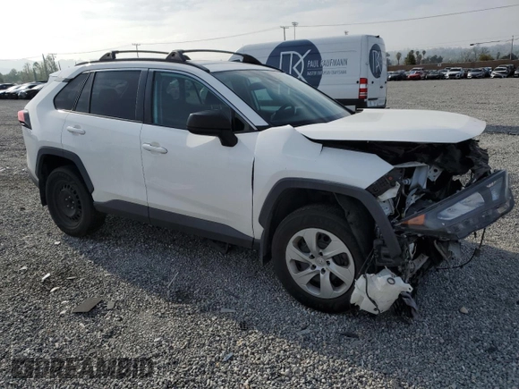 2019 Toyota RAV4 LE with VIN 2T3H1RFV2KC009757, listed as a Copart auction lot 52981425 with 126,766 mi miles and Salvage Title. Bid and sale history available at carsss.com. Image 4.