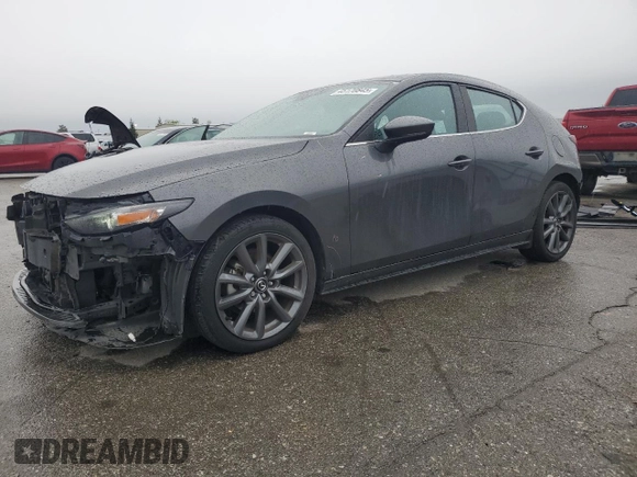 2020 Mazda Mazda3 Hatchback with VIN JM1BPALM6L1159659, listed as a Copart auction lot 45170845 with 57,391 mi miles and Salvage Title. Bid and sale history available at carsss.com. Image 1.