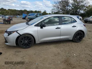 2022 Toyota Corolla Hatchback SE with VIN JTND4MBE2N3159531, listed as a Copart auction lot 76120904 with 13,566 mi miles and Salvage Title. Bid and sale history available at carsss.com. Image 1.
