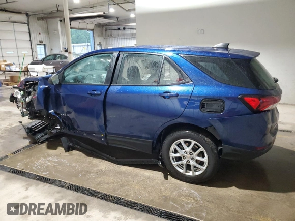 2022 Chevrolet Equinox LS z VIN 3GNAXSEV9NS170493, wystawiony jako Copart lot #57219235 z przebiegiem Nie podano mil oraz Szkoda całkowita • Salvage title. Historia ofert i sprzedaży dostępna na DreamBid. Obrazek 2.