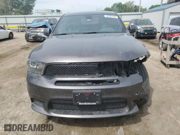 2019 Dodge Durango GT Plus z VIN 1C4RDJDG4KC744761, wystawiony jako Copart lot #53705745 z przebiegiem 149 320 mil mil oraz Szkoda całkowita • Salvage title. Historia ofert i sprzedaży dostępna na DreamBid. Obrazek 5.