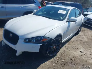 2015 Jaguar XF V6 Portfolio with VIN SAJWJ0FF9F8U48932, listed as a IAAI auction lot 41696899 with 203,110 mi miles. Bid and sale history available at carsss.com. Image 17.