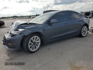 2022 Tesla Model 3 Long Range z VIN 5YJ3E1EB2NF186082, wystawiony jako Copart lot #58591015 z przebiegiem 143 241 mil mil oraz Szkoda całkowita • Salvage title. Historia ofert i sprzedaży dostępna na DreamBid. Obrazek 1.