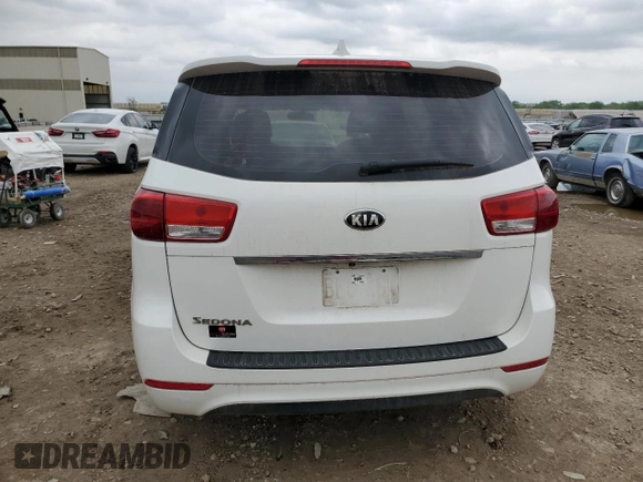 2016 Kia Sedona L with VIN KNDMA5C1XG6125515, listed as a Copart auction lot 54511585 with 155,279 mi miles and Clean Title. Bid and sale history available at carsss.com. Image 6.