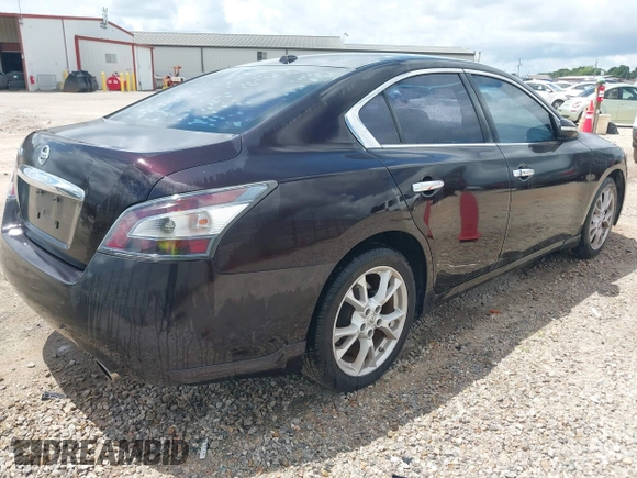 2014 Nissan Maxima S with VIN 1N4AA5AP7EC455739, listed as a IAAI auction lot 42776028 with 149,515 mi miles and . Bid and sale history available at DreamBid. Image 4.
