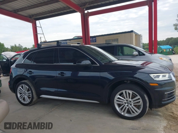 2018 Audi Q5 Premium Plus with VIN WA1BNAFY6J2121323, listed as a IAAI auction lot 42716479 with 114,173 mi miles and . Bid and sale history available at DreamBid. Image 13.