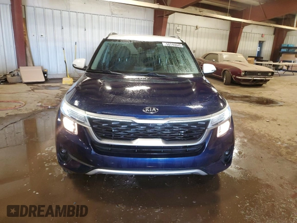2021 Kia Seltos S with VIN KNDEUCA26M7129076, listed as a Copart auction lot 50740645 with 36,177 mi miles and Salvage Title. Bid and sale history available at carsss.com. Image 5.