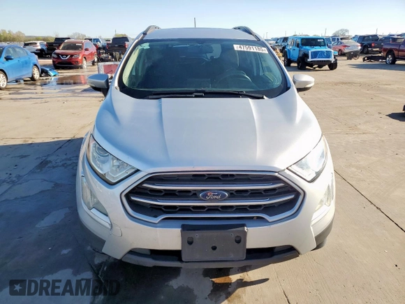 2020 Ford EcoSport SE with VIN MAJ3S2GE5LC382202, listed as a Copart auction lot 47591185 with 59,811 mi miles and Clean Title. Bid and sale history available at carsss.com. Image 5.
