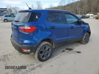 2020 Ford EcoSport S with VIN MAJ6S3FL2LC388428, listed as a Copart auction lot 46379035 with 71,025 mi miles and Salvage Title. Bid and sale history available at DreamBid. Image 3.