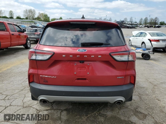 2020 Ford Escape Titanium Hybrid with VIN 1FMCU9DZXLUC29745, listed as a Copart auction lot 53902755 with 71,280 mi miles and Salvage title. Bid and sale history available at DreamBid. Image 6.