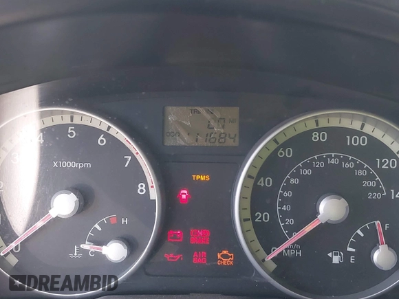 2007 Hyundai Accent GS with VIN KMHCM36C47U050161, listed as a IAAI auction lot 41762927 with 111,684 mi miles. Bid and sale history available at carsss.com. Image 15.