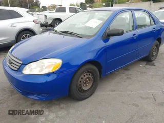 2003 Toyota Corolla CE with VIN 1NXBR32E73Z040044, listed as a IAAI auction lot 42100562 with 167,763 mi miles and . Bid and sale history available at DreamBid. Image 6.