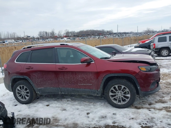 2021 Jeep Cherokee Latitude Lux with VIN 1C4PJMMX0MD175681, listed as a IAAI auction lot 41646125 with 34,024 mi miles and . Bid and sale history available at DreamBid. Image 13.