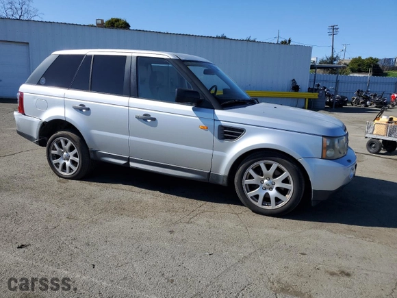 2007 Land Rover Range Rover Sport HSE with VIN SALSF25407A115435, listed as a Copart auction lot 47028245 with NaN miles and Salvage Title. Bid and sale history available at carsss.com. Image 4.