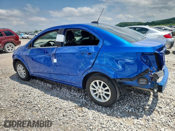 2020 Chevrolet Sonic LT with VIN 1G1JD5SB5L4143407, listed as a Copart auction lot 59686985 with 74,062 mi miles and Salvage title. Bid and sale history available at DreamBid. Image 2.
