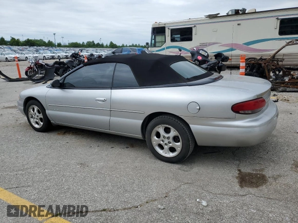 2000 Chrysler Sebring JXi z VIN 3C3EL55H7YT271942, wystawiony jako Copart lot #57423345 z przebiegiem 116 504 mil mil oraz Szkoda całkowita • Salvage title. Historia ofert i sprzedaży dostępna na DreamBid. Obrazek 2.