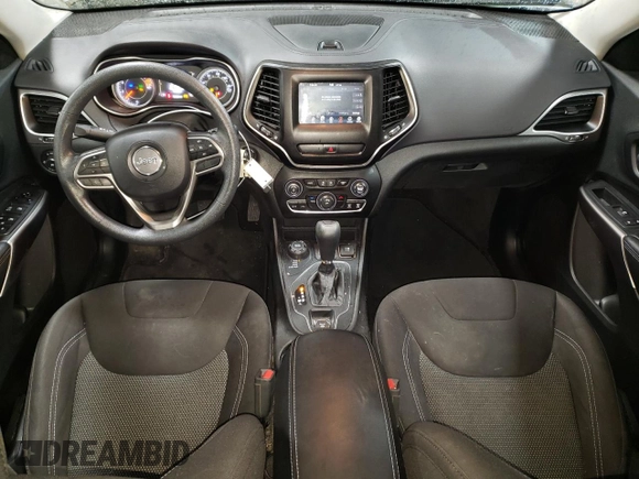 2019 Jeep Cherokee Latitude with VIN 1C4PJMCB3KD255284, listed as a Copart auction lot 46167495 with 95,166 mi miles and Salvage Title. Bid and sale history available at carsss.com. Image 8.