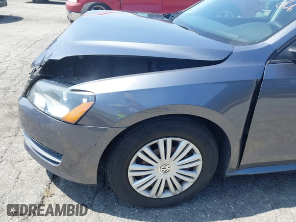 2014 Volkswagen Passat S with VIN 1VWAP7A3XEC003928, listed as a IAAI auction lot 42483100 with 132,117 mi miles and . Bid and sale history available at DreamBid. Image 12.