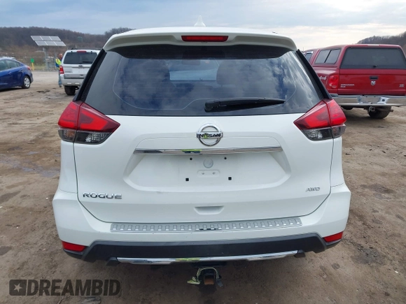 2017 Nissan Rogue SV with VIN KNMAT2MV5HP528634, listed as a IAAI auction lot 41876080 with 92,099 mi miles. Bid and sale history available at carsss.com. Image 17.
