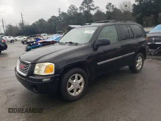 2008 GMC Envoy SLE2 with VIN 1GKDS13S682122400, listed as a Copart auction lot 45149485 with 143,182 mi miles and Salvage Title. Bid and sale history available at carsss.com. Image 1.