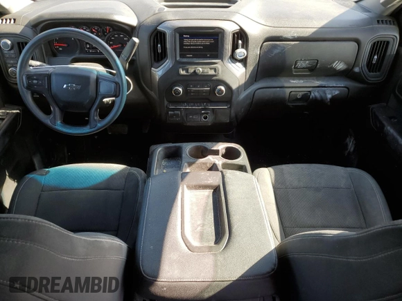 2021 Chevrolet Silverado 1500 Custom Trail Boss with VIN 1GCPYCEF3MZ352934, listed as a Copart auction lot 48747415 with 56,017 mi miles and Salvage Title. Bid and sale history available at DreamBid. Image 8.