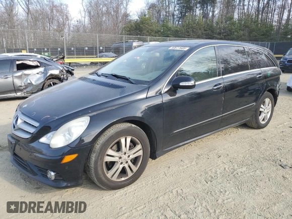 2008 Mercedes-Benz R 3.5L with VIN 4JGCB65E78A078923, listed as a Copart auction lot 50677685 with 179,340 mi miles and Salvage Title. Bid and sale history available at carsss.com. Image 1.