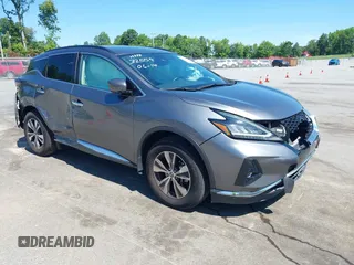 2022 Nissan Murano SV with VIN 5N1AZ2BJ2NC118774, listed as a IAAI auction lot 42531020 with 63,498 mi miles and . Bid and sale history available at DreamBid. Image 1.