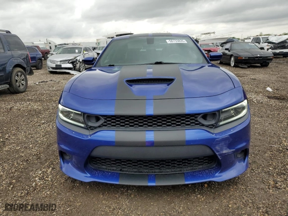 2020 Dodge Charger Scat Pack with VIN 2C3CDXGJ5LH148304, listed as a Copart auction lot 50733835 with 76,578 mi miles and Salvage Title. Bid and sale history available at carsss.com. Image 5.